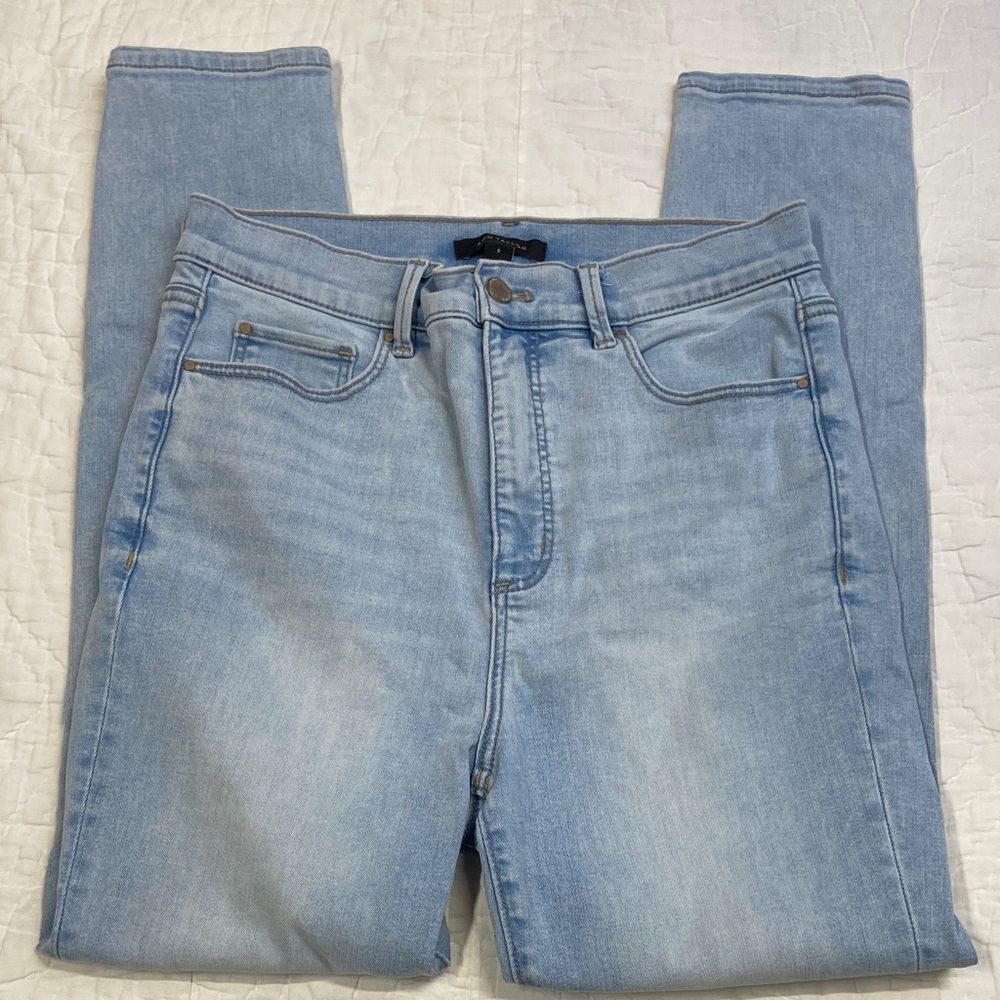 Ann Taylor Light Wash Skinny Jeans